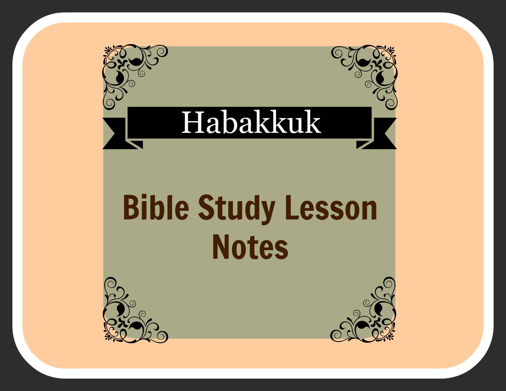 Habakkuk Bible Study - Casting My Net